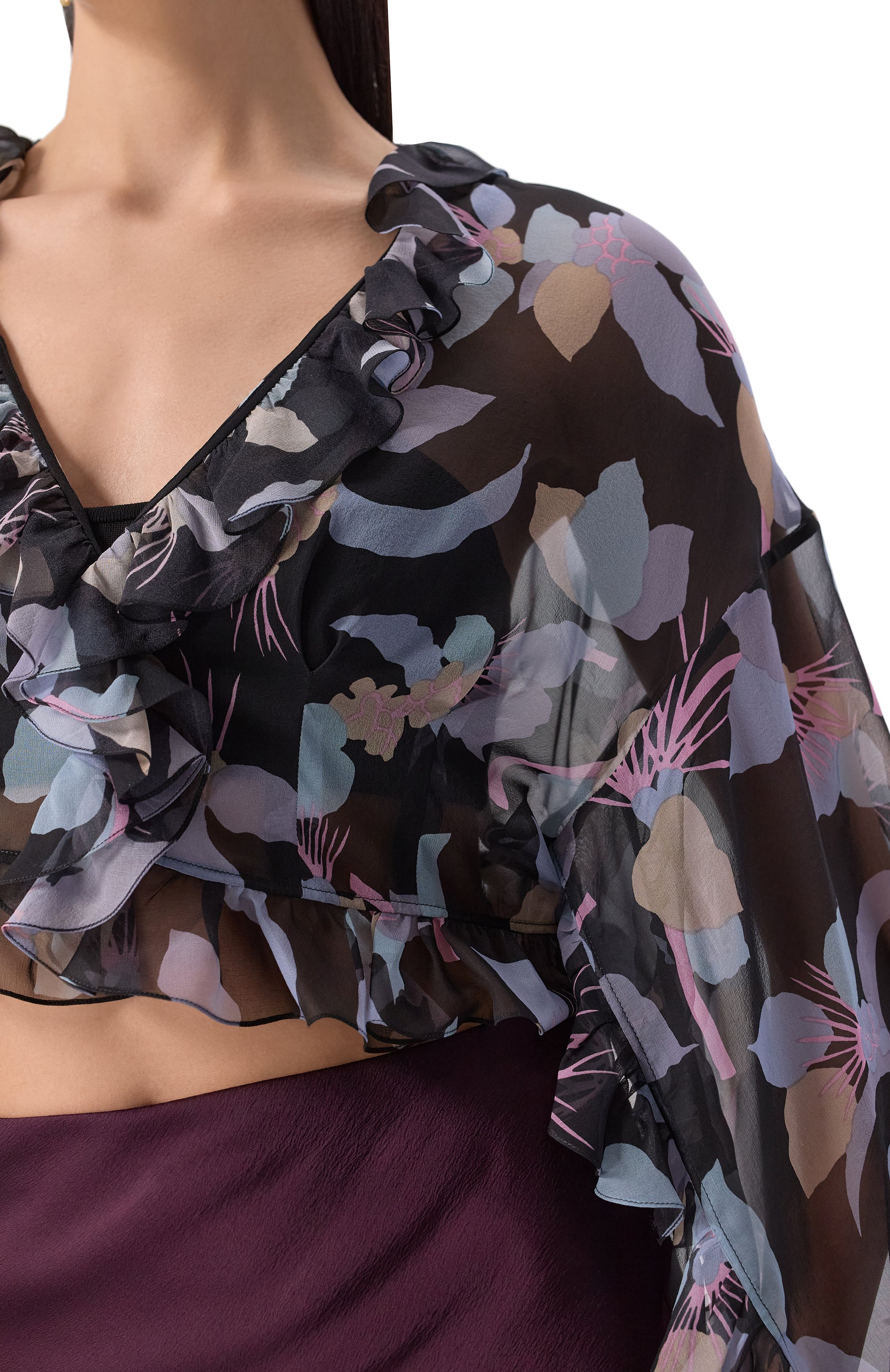 Шелковый топ CHLOÉ, арт. CHC25SHT48343, фото 5