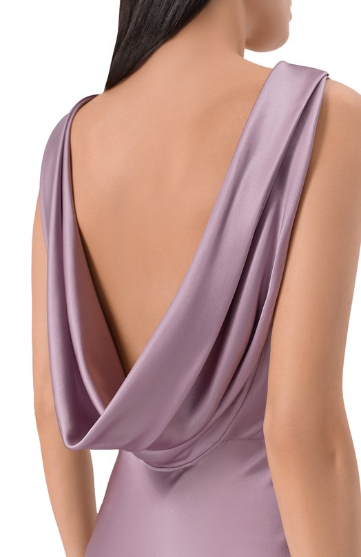 Атласное платье Nina Ricci 26PCR0067/SE1415 Фиолетовый  26PCR0067/SE1415 Фото 4
