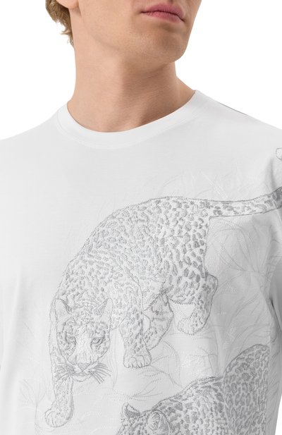 Хлопковая футболка STEFANO RICCI, арт. MNH5204430/LUXT, фото 5