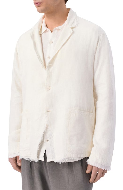 Льняной пиджак Never Enough 2B5M091-492/MJA054 Кремовый  2B5M091-492/MJA054 Фото 3