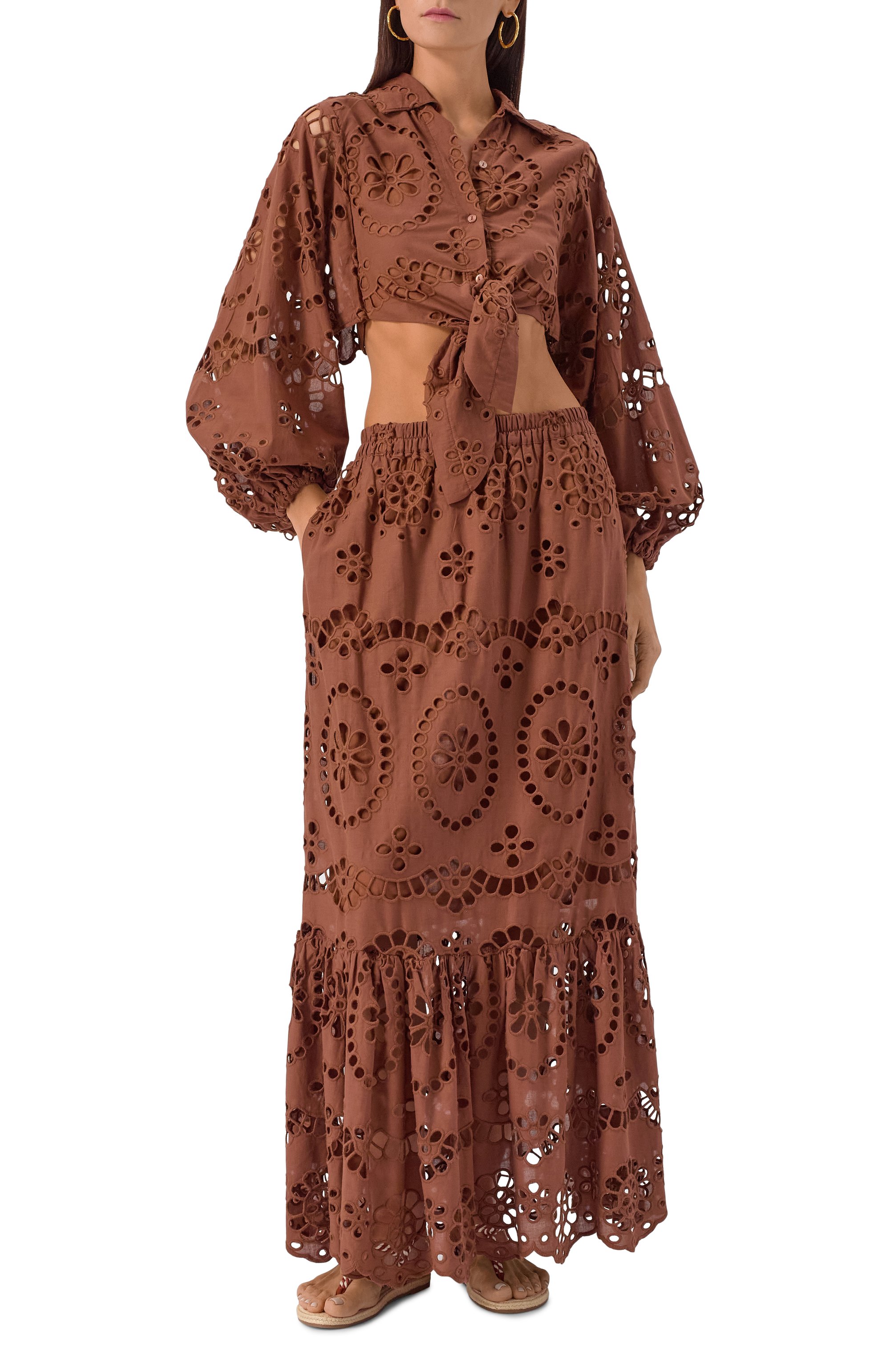 Хлопковая юбка MC2 SAINT BARTH, арт. STBW JENNY/00378H, фото 2