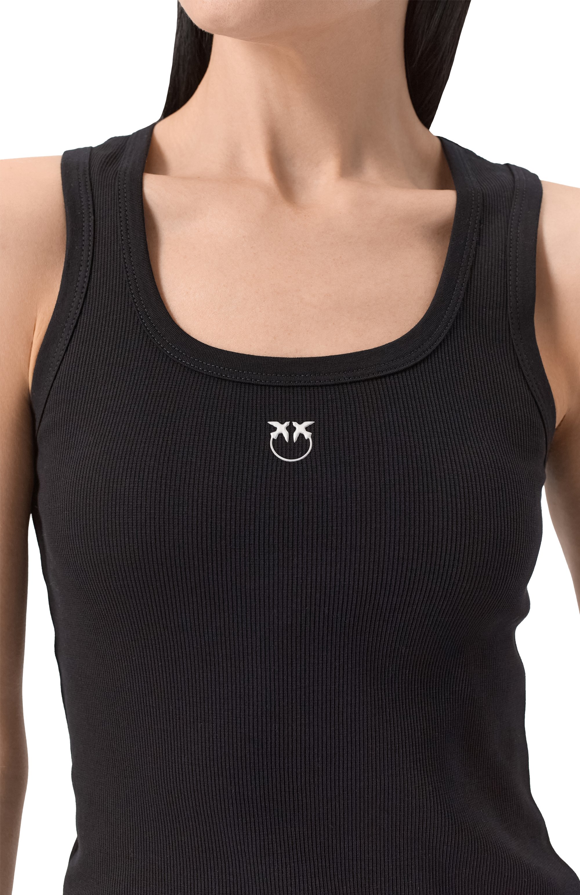 Хлопковая майка PINKO, арт. 100807/A2C1, фото 5