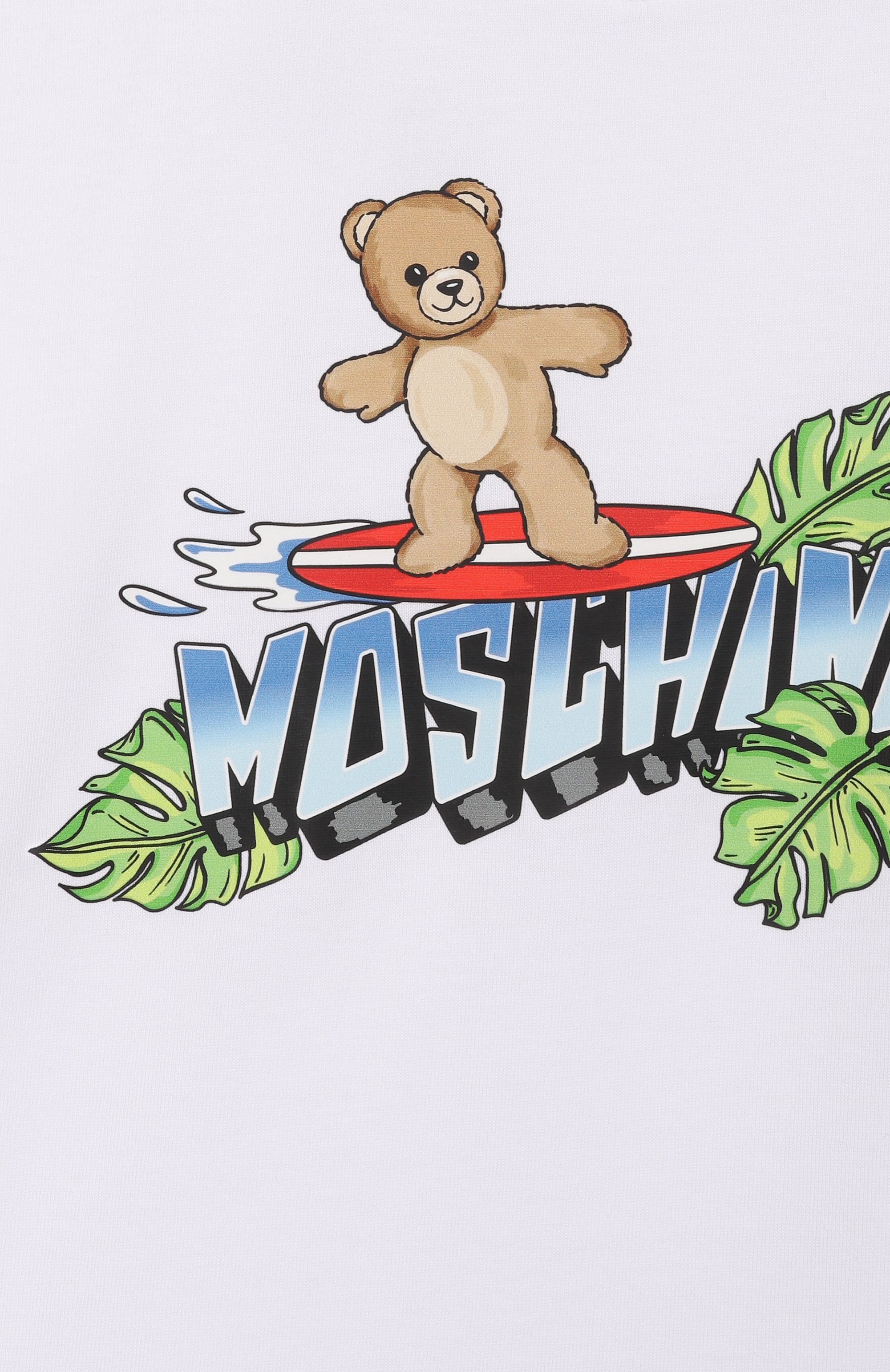 Хлопковая футболка MOSCHINO, арт. HUM05K/LAA23_001, фото 3