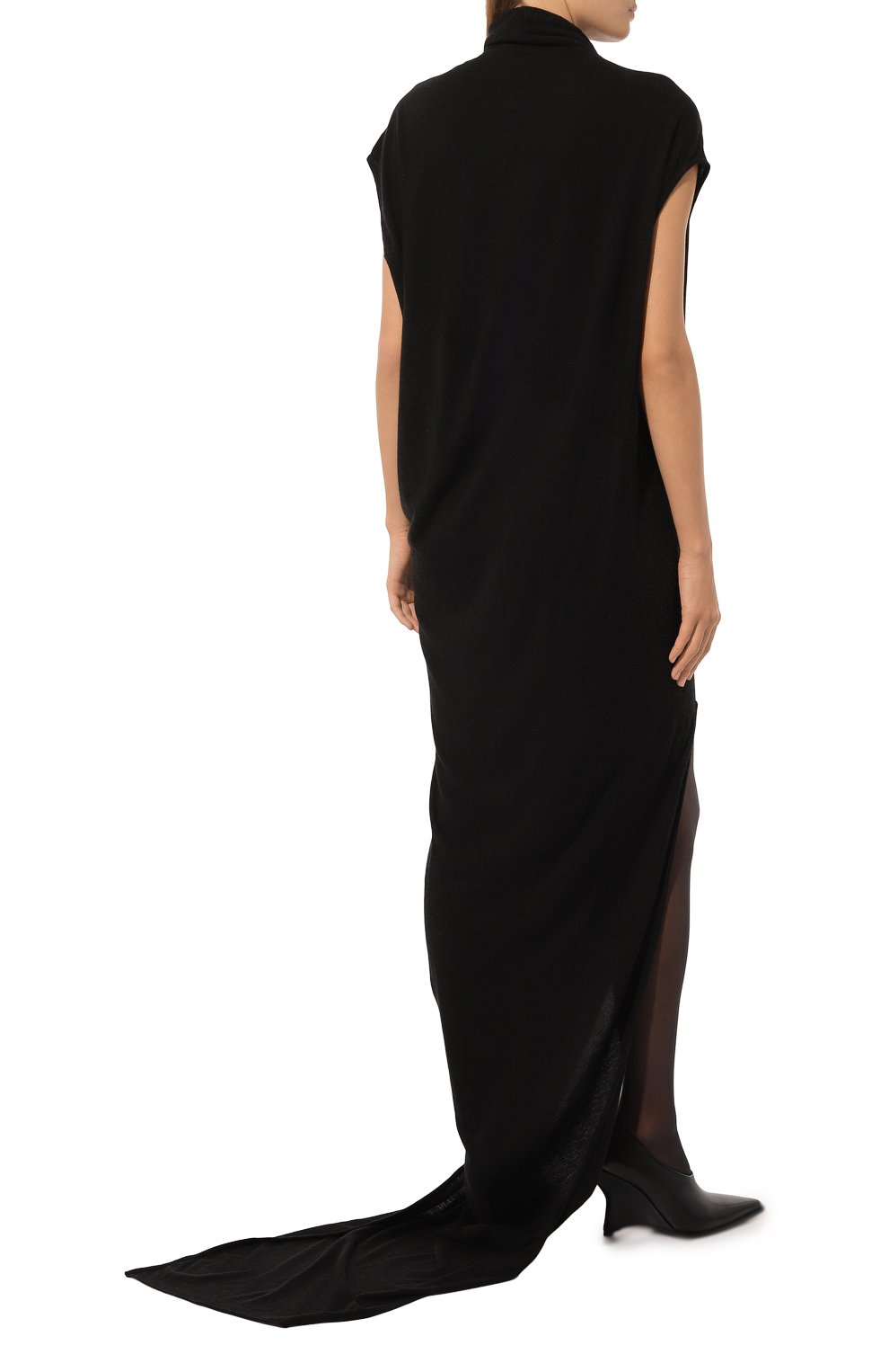 Платье из шерсти и вискозы RICK OWENS, арт. RP02D3503/JR, фото 4