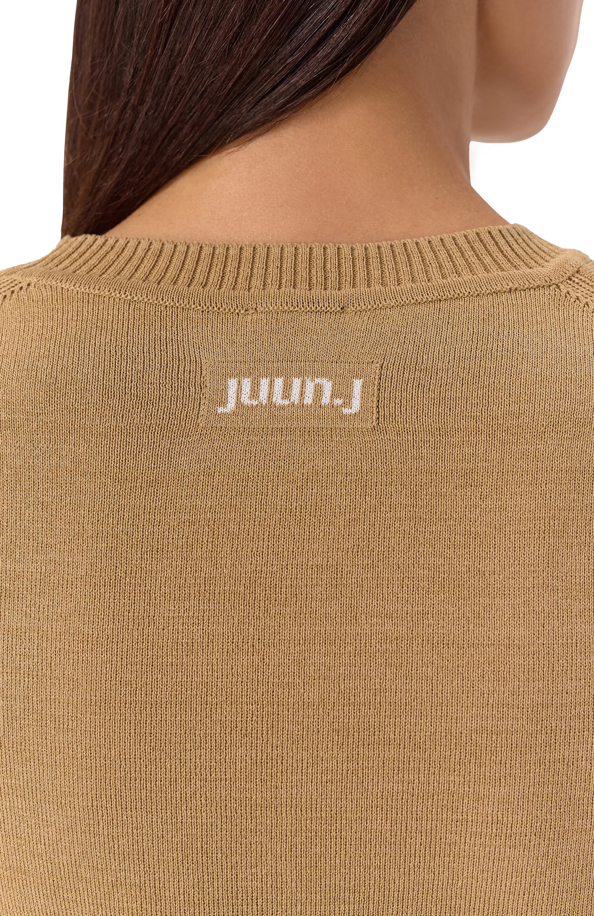 Пуловер JUUN.J бежевого цвета по цене 49950 руб., арт. JW5451W01/A, фото 5 Пуловер JUUN.J, арт. JW5451W01/A, фото 5