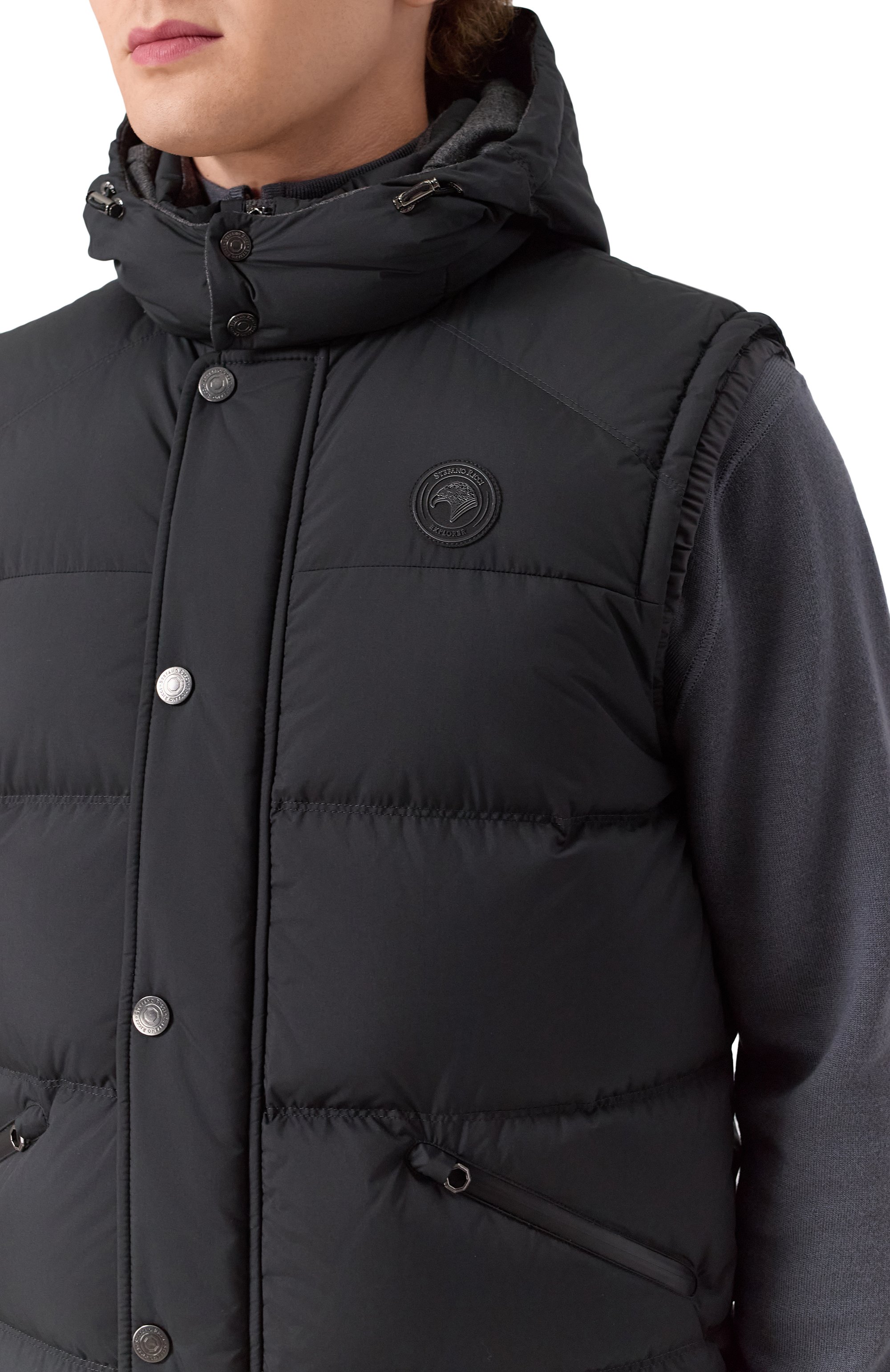 Пуховый жилет STEFANO RICCI, арт. M6J5400080/PL002Q, фото 5