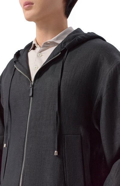 Льняной бомбер KITON, арт. UGK137K0708H, фото 5