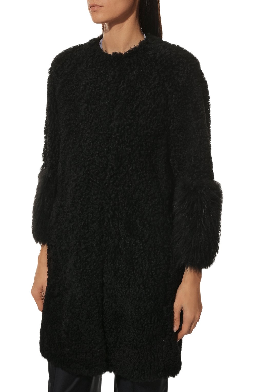 Шуба из овчины PRADA, арт. 56878-1UV5-F0002, фото 3