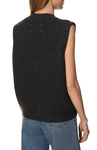 Шерстяной жилет MAISON MARGIELA, арт. S50HA1082/S18145, фото 4