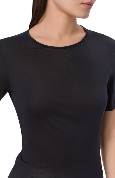 Шелковый топ 12 STOREEZ черного цвета по цене 13000 руб., арт. 136672, фото 5 Шелковый топ 12 STOREEZ, арт. 136672, фото 5