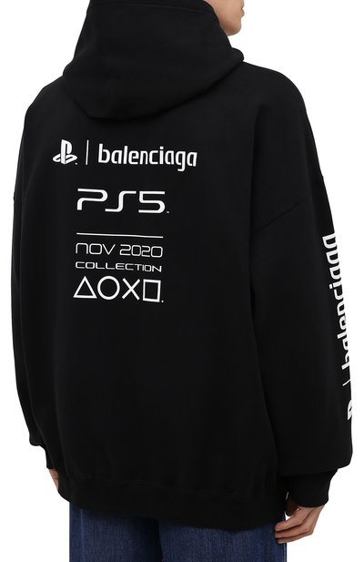 Хлопковое худи BALENCIAGA, арт. 651799/TKVF4, фото 4