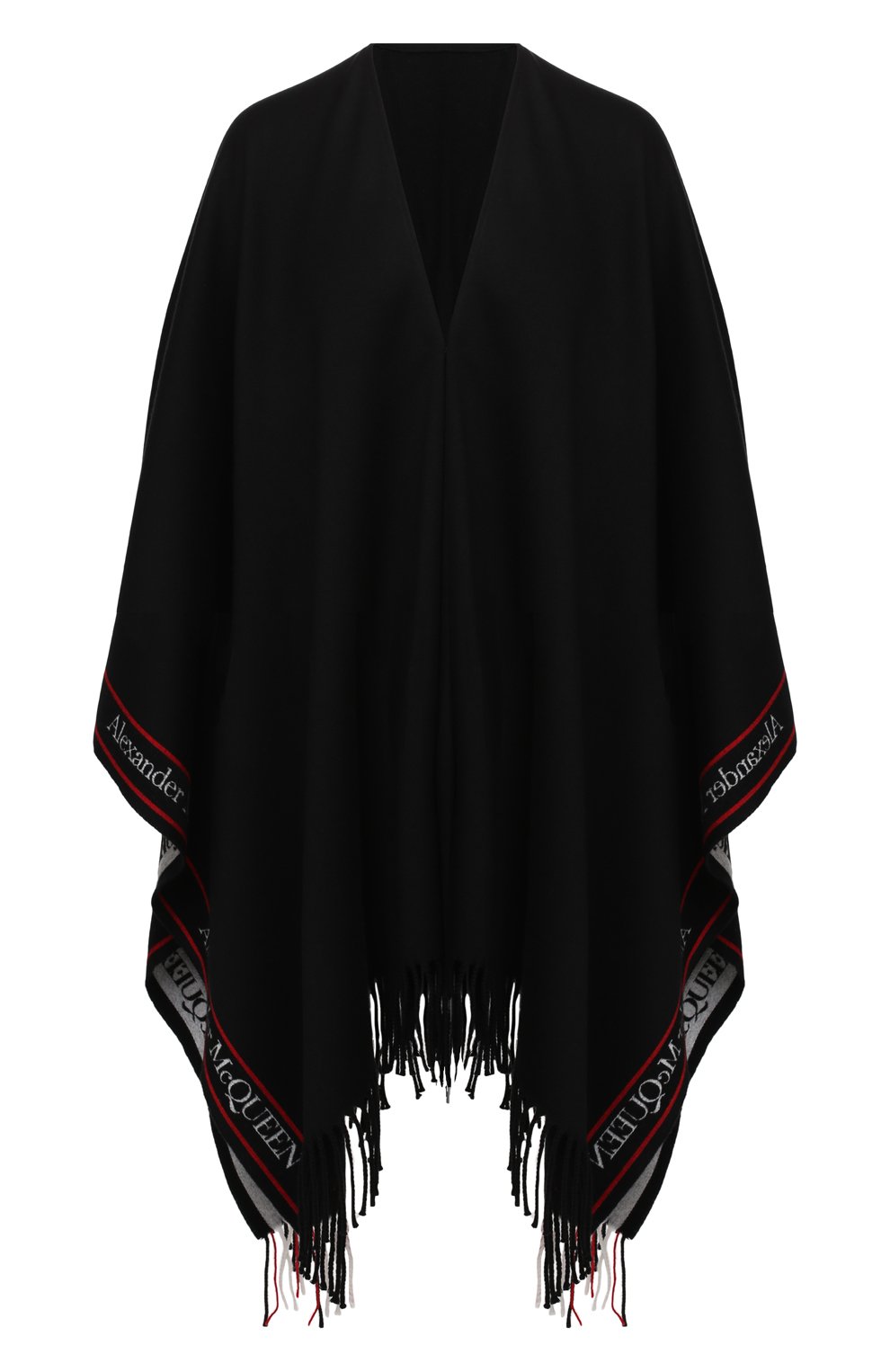 Шерстяная накидка ALEXANDER MCQUEEN, арт. 628293/3777Q, фото 1