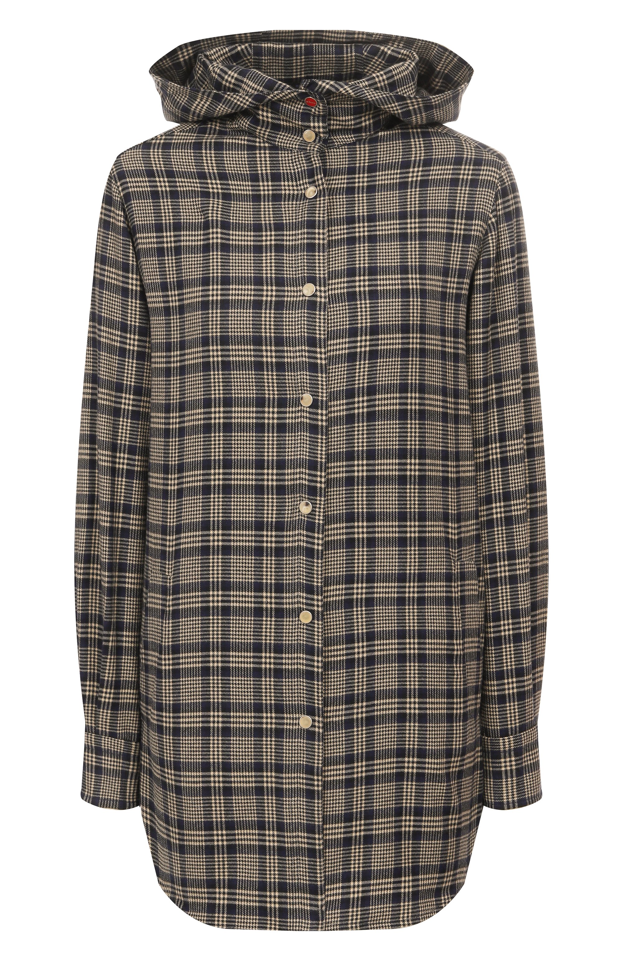 Хлопковая рубашка KITON синего цвета по цене 104500 руб., арт. D55436H0946802, фото 1 Хлопковая рубашка KITON, арт. D55436H0946802, фото 1