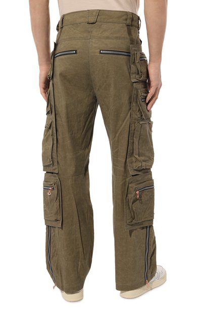 Хлопковые брюки-карго DIESEL, арт. A08490/0WEAT, фото 4