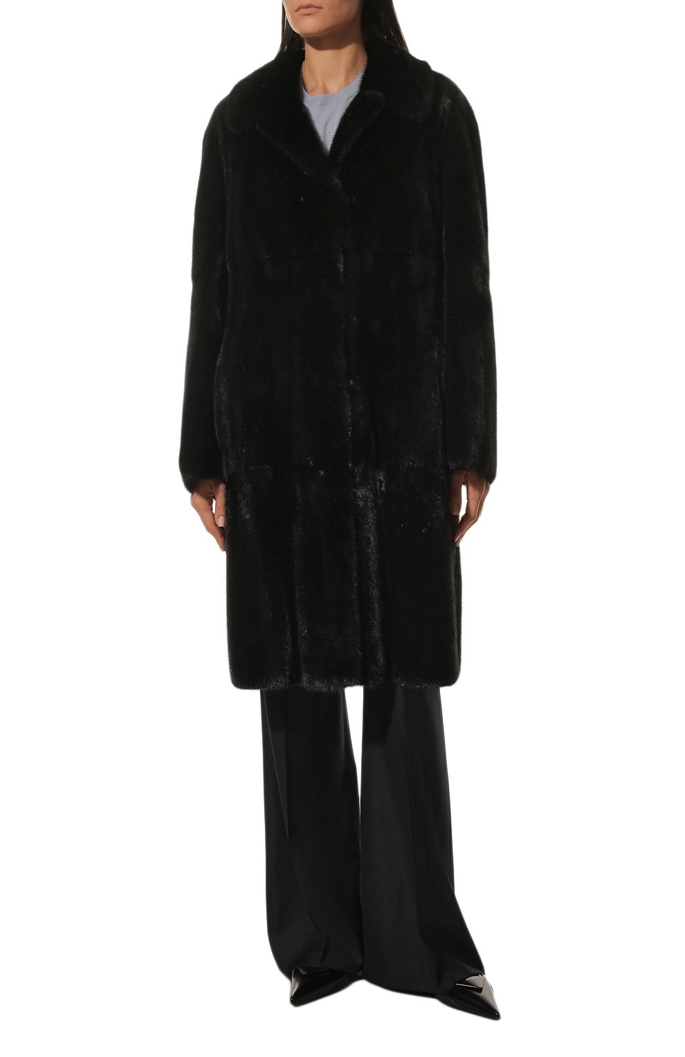 Шуба из норки PRADA, арт. 166543-L89-F0002-211, фото 3