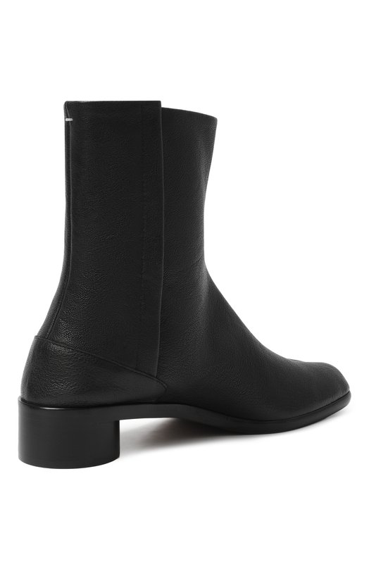 Кожаные сапоги Tabi  Maison Margiela S57WU0153/PR058 Чёрный  S57WU0153/PR058 Фото 5