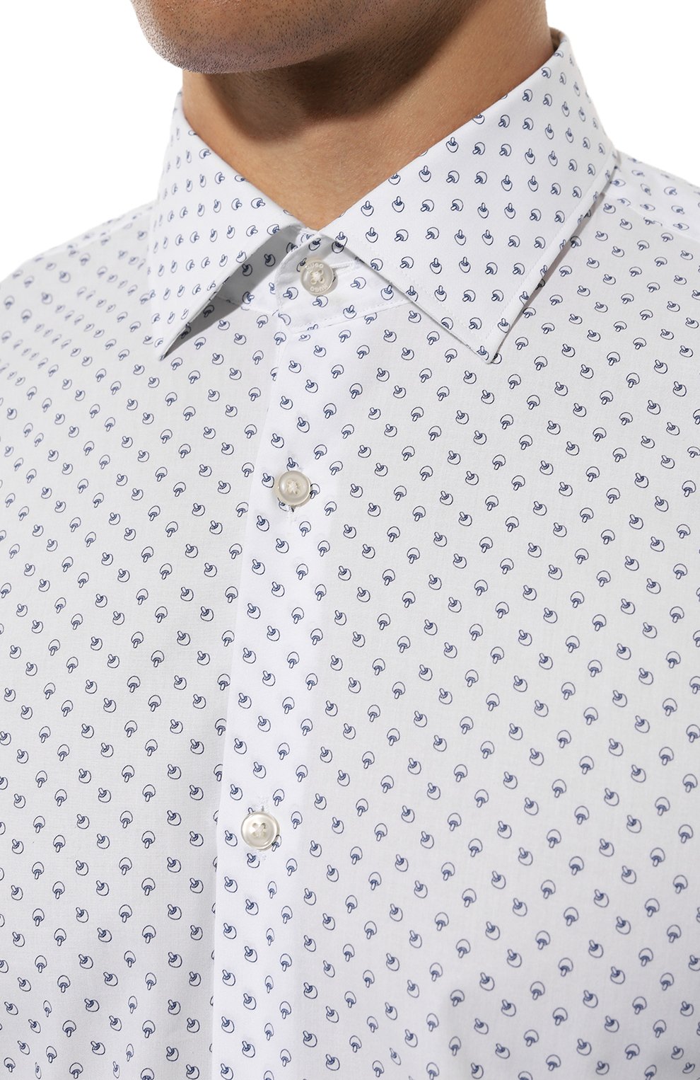 Хлопковая рубашка HUGO, арт. 50495103, фото 5