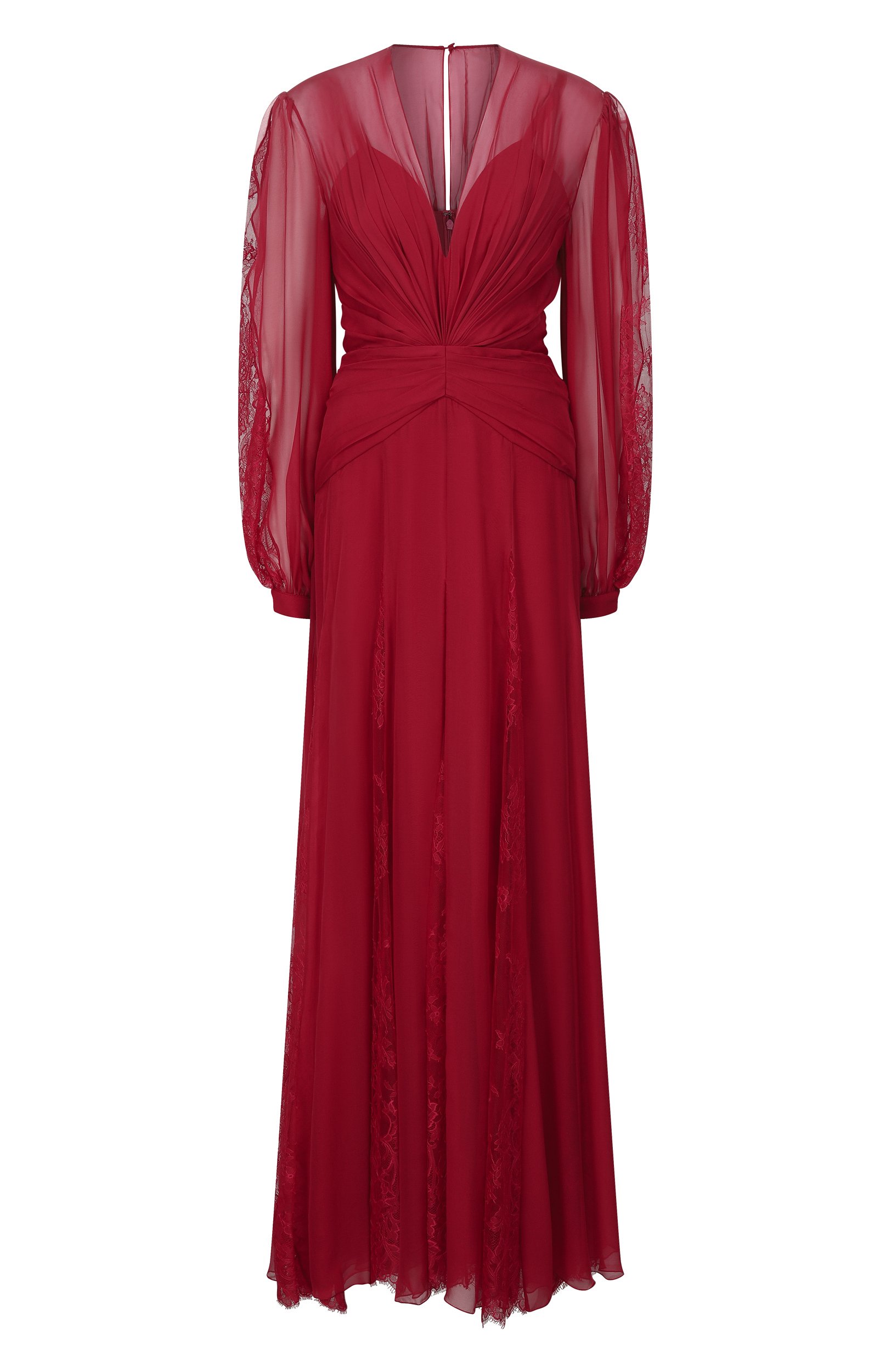 Шелковое платье ZUHAIR MURAD бордового цвета по цене 560500 руб., арт. PDR26050/CHSI028, фото 1 Шелковое платье ZUHAIR MURAD, арт. PDR26050/CHSI028, фото 1