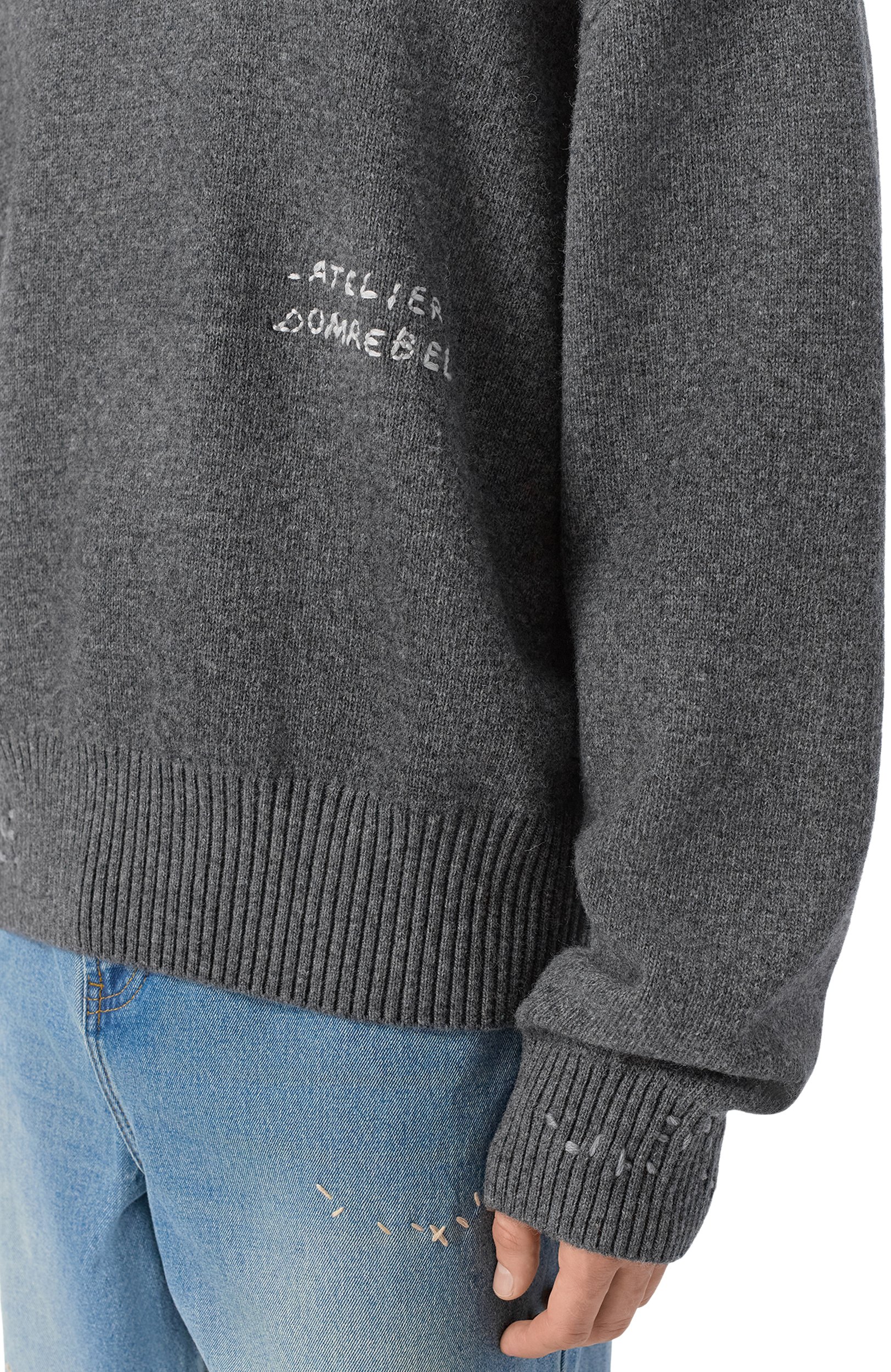 Шерстяной свитер DOMREBEL, арт. M WISER/KNIT CREWNECK, фото 5