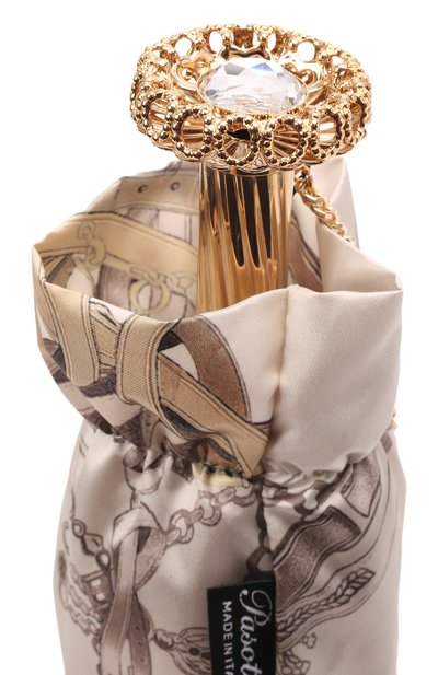 Складной зонт PASOTTI OMBRELLI кремового цвета по цене 21600 руб., арт. 257/RAS0 58152/2/S15, фото 5 Складной зонт PASOTTI OMBRELLI, арт. 257/RAS0 58152/2/S15, фото 5