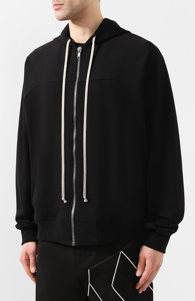 Хлопковая толстовка RICK OWENS, арт. RU19S2279/BA, фото 3
