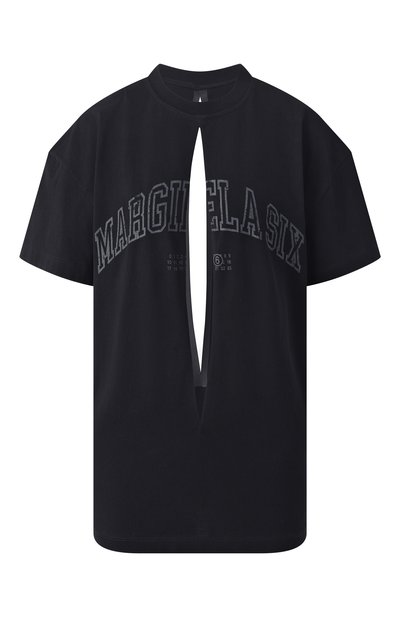 Женская хлопковая футболка MM6, арт. S52NF0012/M20050