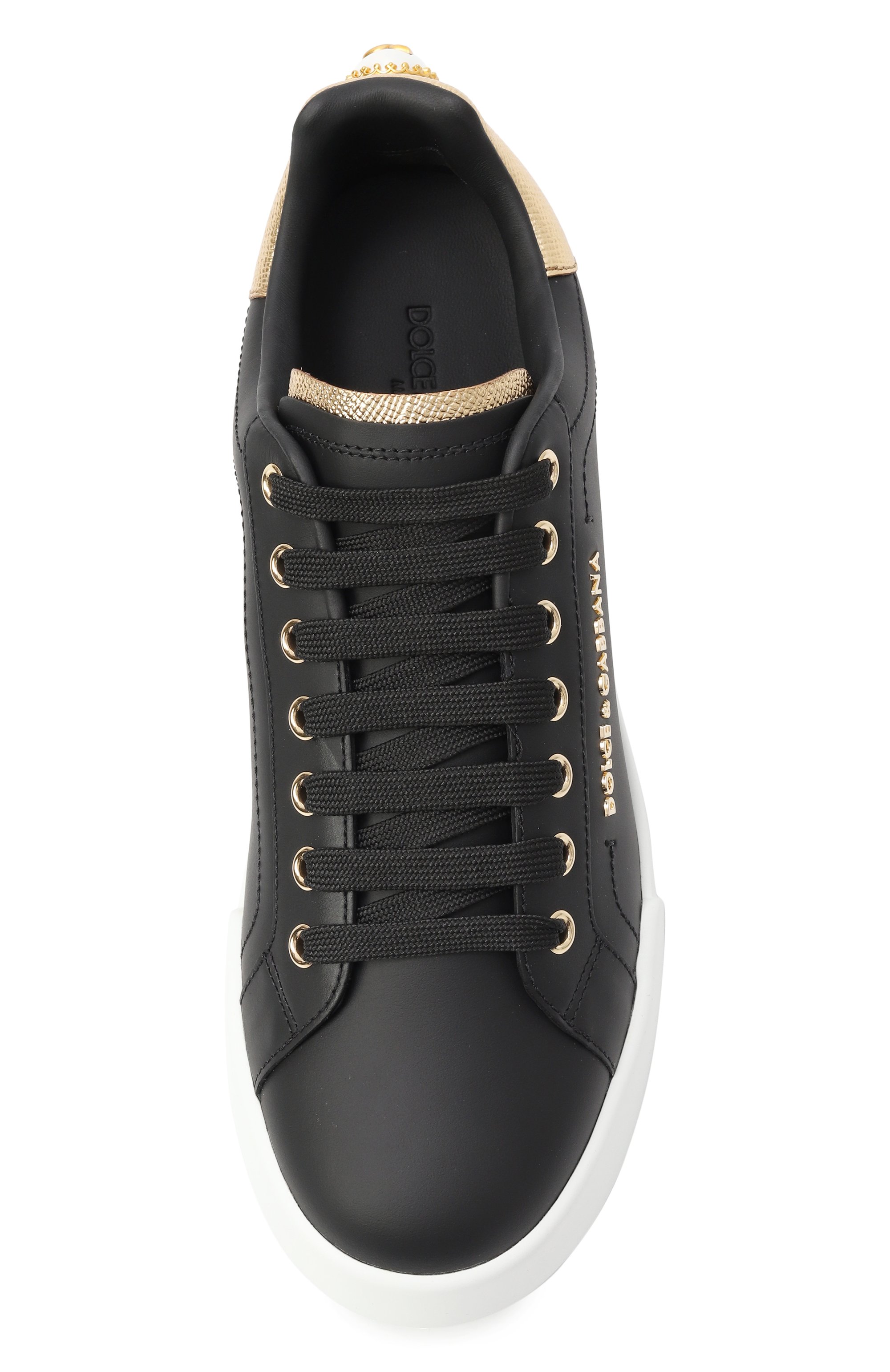 Кожаные кеды portofino DOLCE & GABBANA, арт. CK2329/AN298, фото 6