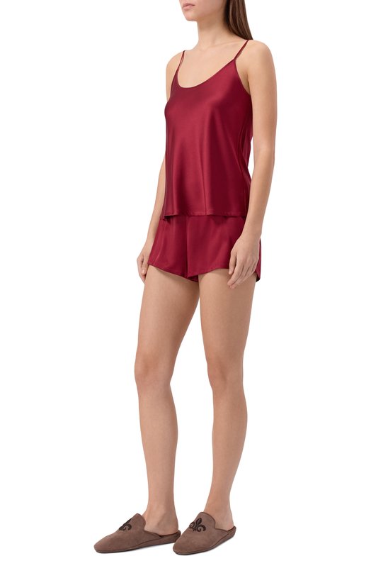 Шелковые шорты EDOMO S007003FW2425 Красный  S007003FW2425 Фото 2