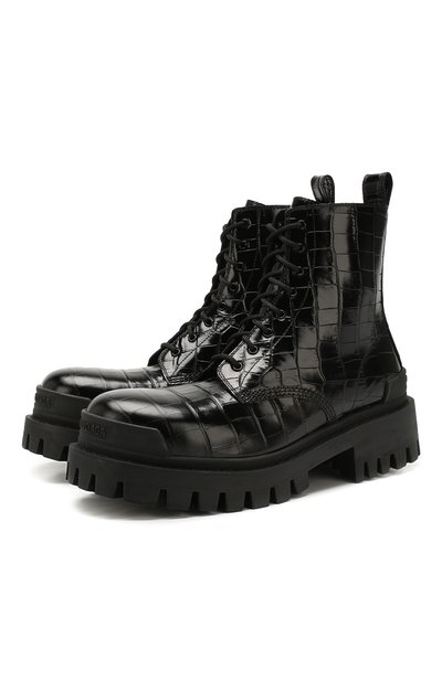 Кожаные ботинки strike BALENCIAGA, арт. 600970/WA9D0, фото 1