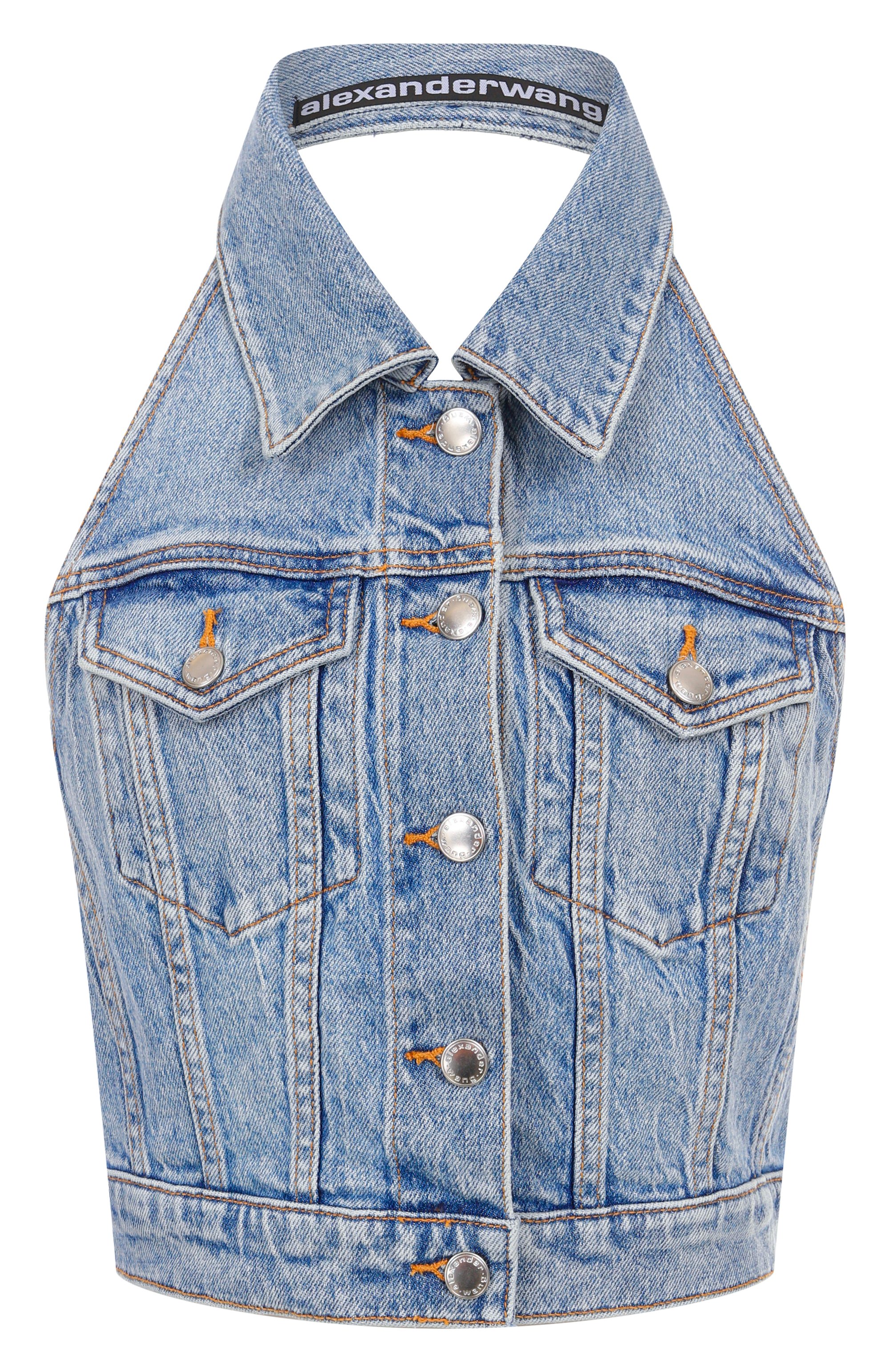 Джинсовый топ ALEXANDER WANG, арт. 4DC3251877, фото 1