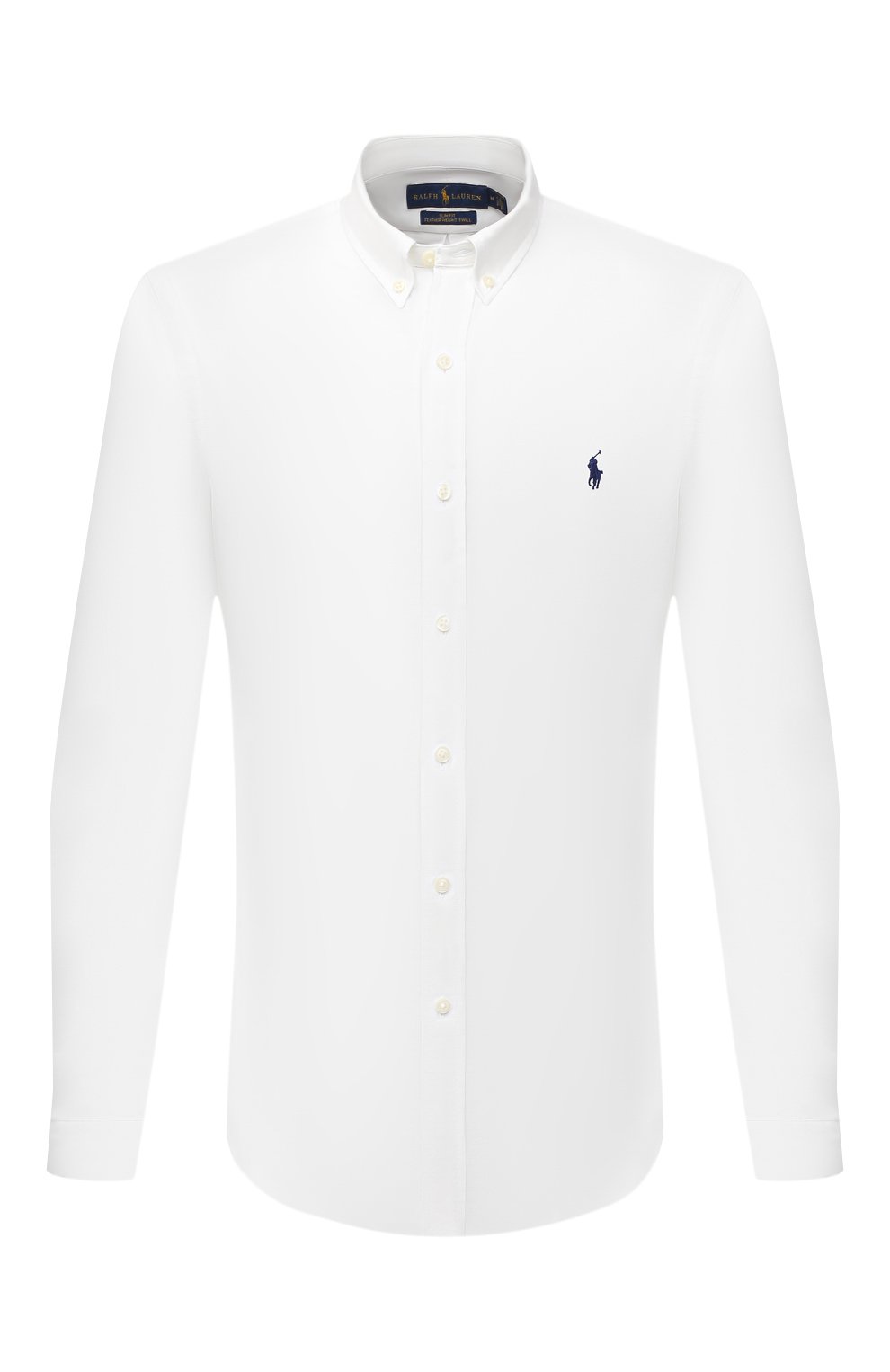 Хлопковая рубашка POLO RALPH LAUREN белого цвета по цене 16650 руб., арт. 710794604, фото 1 Хлопковая рубашка POLO RALPH LAUREN, арт. 710794604, фото 1
