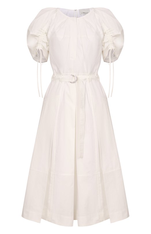 Хлопковое платье 3.1 Phillip Lim E262-91040/CXT Кремовый E262-91040/CXT