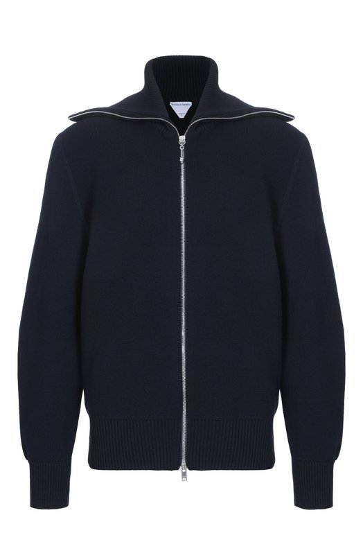 Кардиган из шерсти и хлопка Bottega Veneta 862729/V68M0 Синий 862729/V68M0