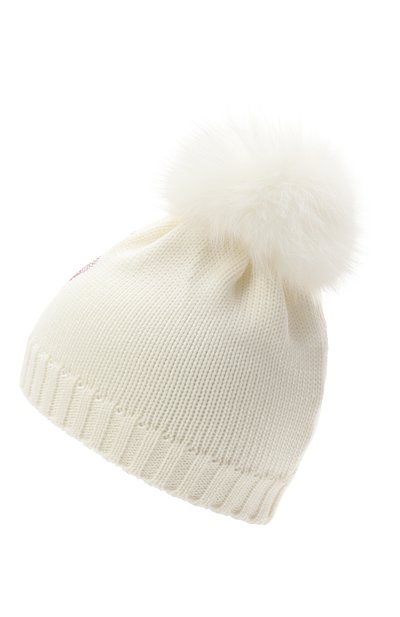 Шерстяная шапка CATYA молочного цвета по цене 11900 руб., арт. 529549/F, фото 2 Шерстяная шапка CATYA, арт. 529549/F, фото 2