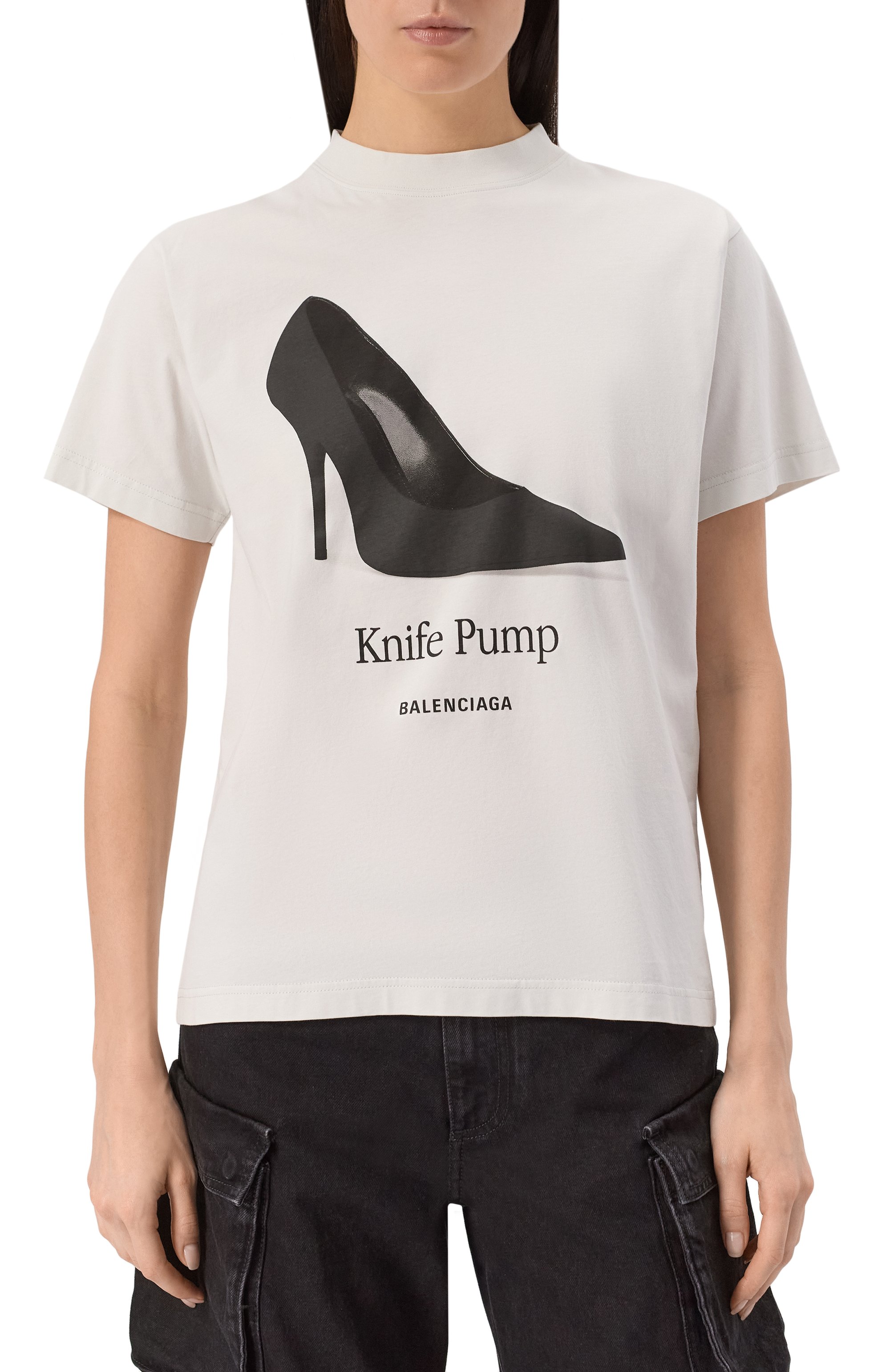 Хлопковая футболка BALENCIAGA, арт. 809122/TSVN4, фото 3