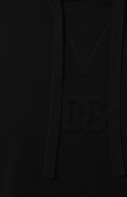 Худи из шерсти и кашемира Dolce & Gabbana GXX20T/JFMFC Чёрный  GXX20T/JFMFC Фото 5
