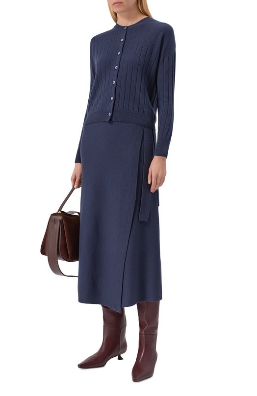 Юбка из шерсти и вискозы Gran Sasso 57244/12848 Синий  57244/12848 Фото 2