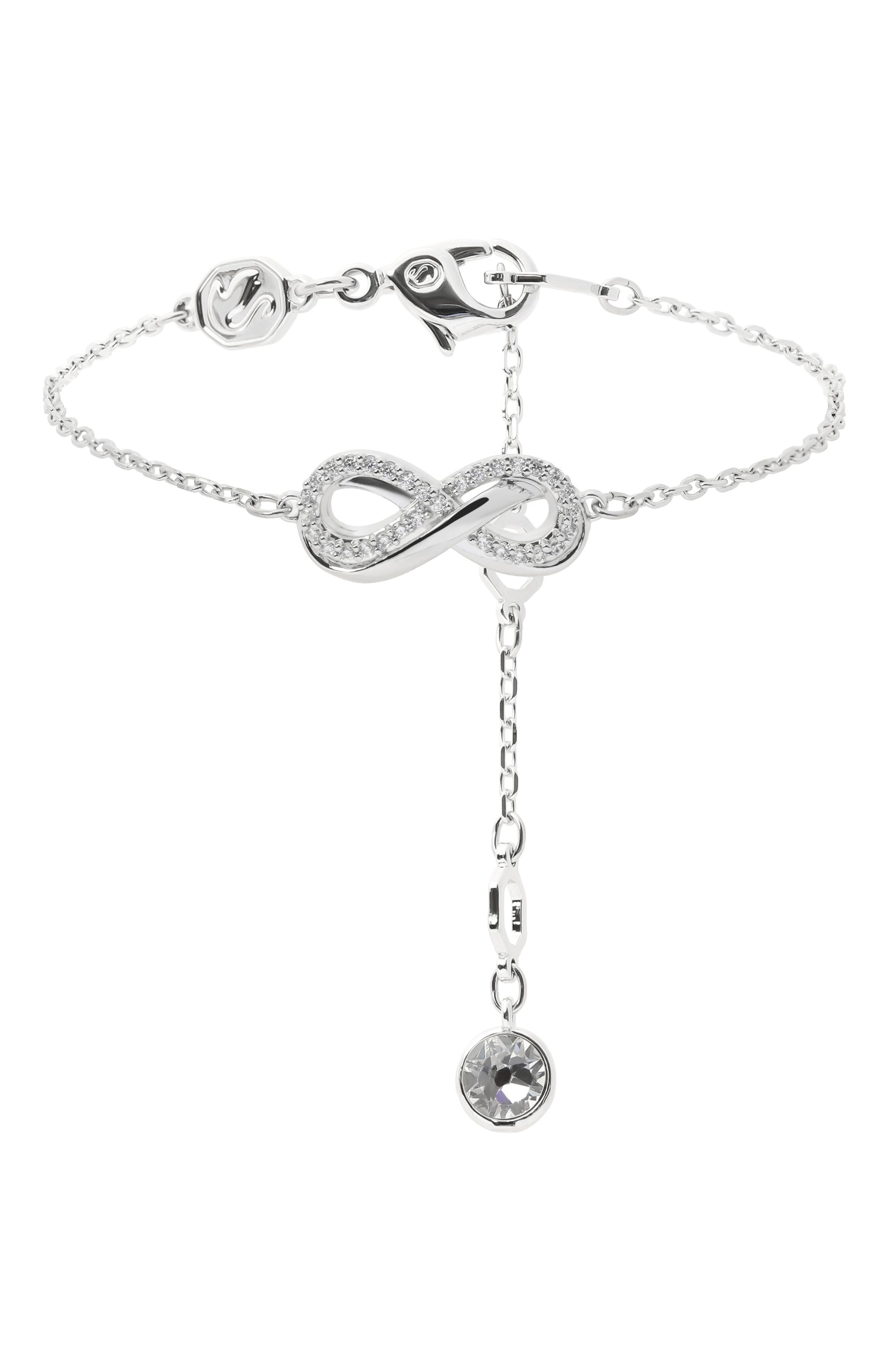 Браслет hyperbola SWAROVSKI серебряного цвета по цене 13700 руб., арт. 5679664, фото 1 Браслет hyperbola SWAROVSKI, арт. 5679664, фото 1