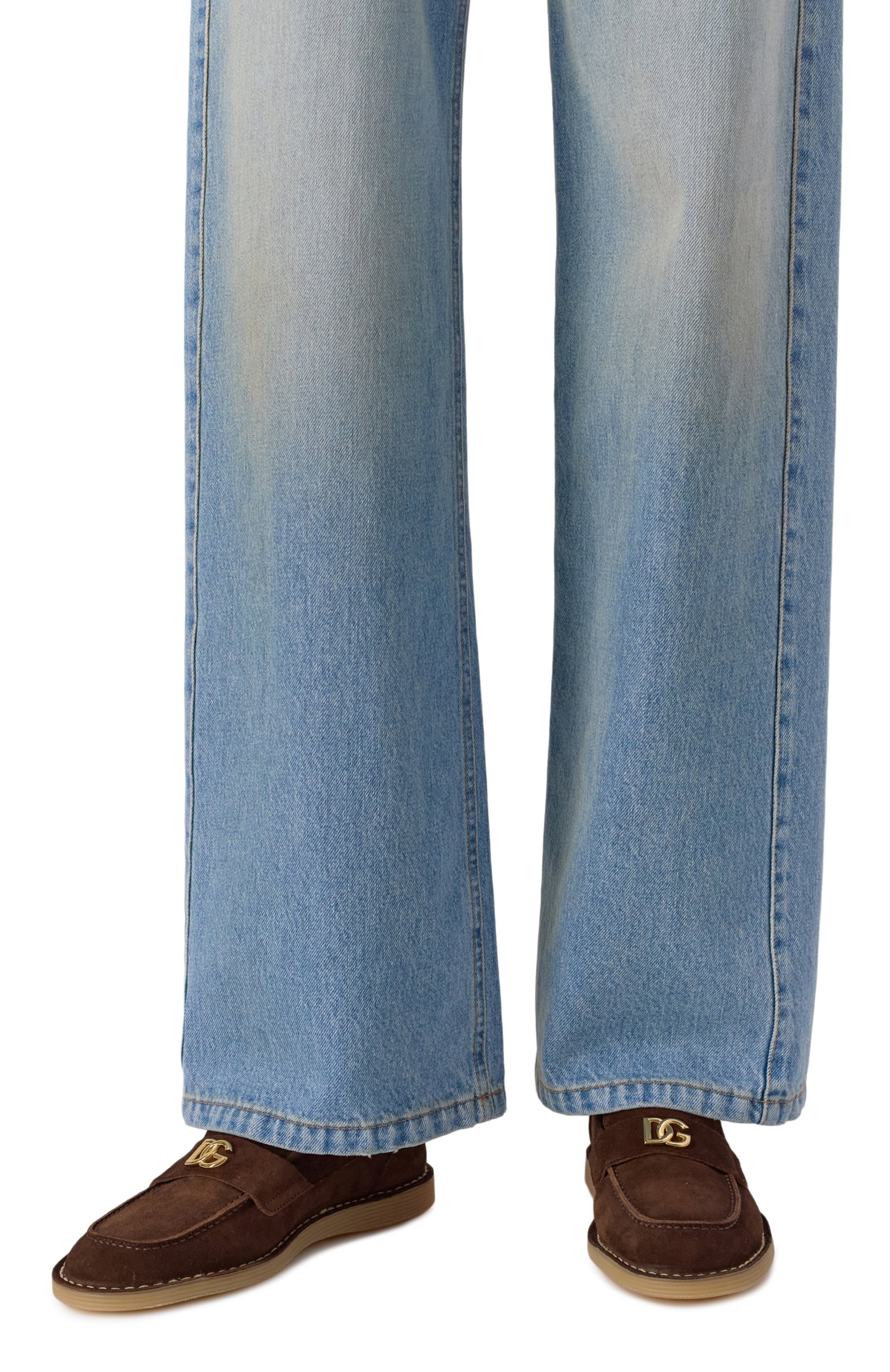 Замшевые лоферы DOLCE & GABBANA, арт. CP0182/A3G52, фото 3