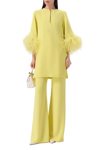 Топ с отделкой перьями ELIE SAAB, арт. T0292ERC26/CD023, фото 2