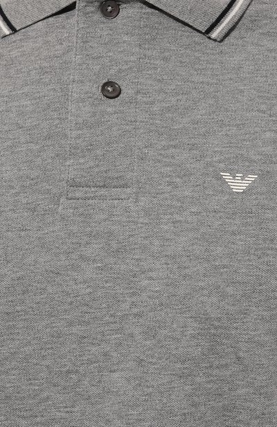 Хлопковое поло EMPORIO ARMANI, арт. 8N1FB3/1JPTZ, фото 5