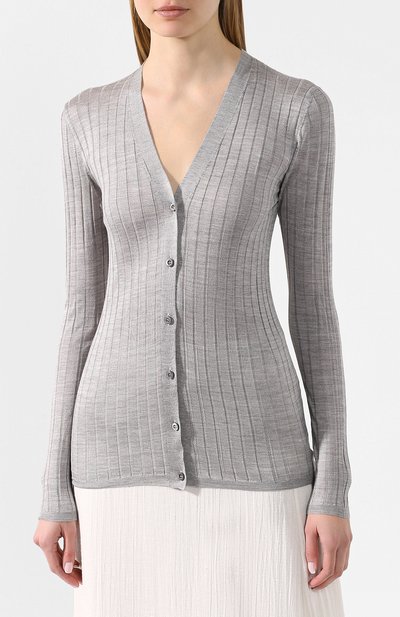 Шелковый кардиган PRADA, арт. P25H32-1WXM-F0031, фото 3