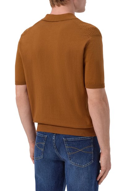 Хлопковое поло CORNELIANI, арт. 27M578/2725103, фото 4