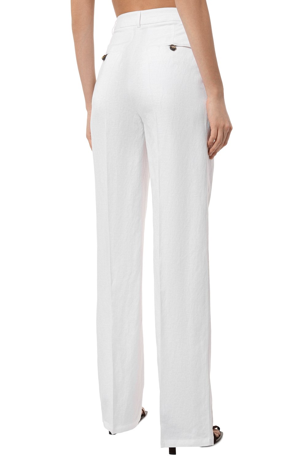 Брюки изо льна и вискозы FREEAGE, арт. WS24.PT109.2070.100, фото 4