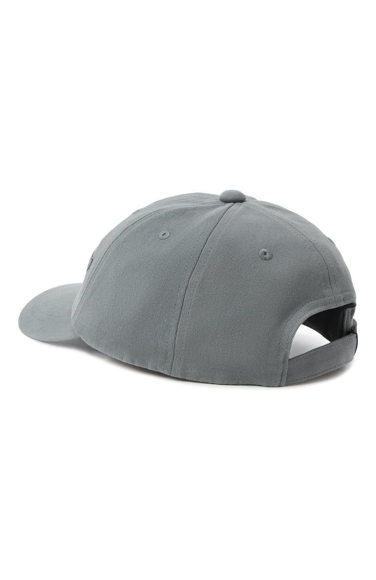 Мужская хлопковая бейсболка EMPORIO ARMANI серого цвета, арт. EM001319/AF14032 | Фото 3 (Нос: Не проставлено; Материал: Текстиль, Хлопок)