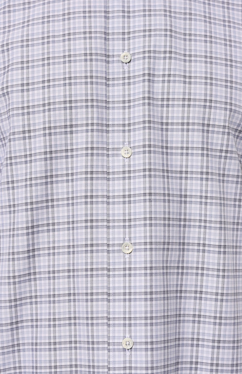 Хлопковая рубашка CORNELIANI синего цвета по цене 38200 руб., арт. 94P100-9411320, фото 5 Хлопковая рубашка CORNELIANI, арт. 94P100-9411320, фото 5