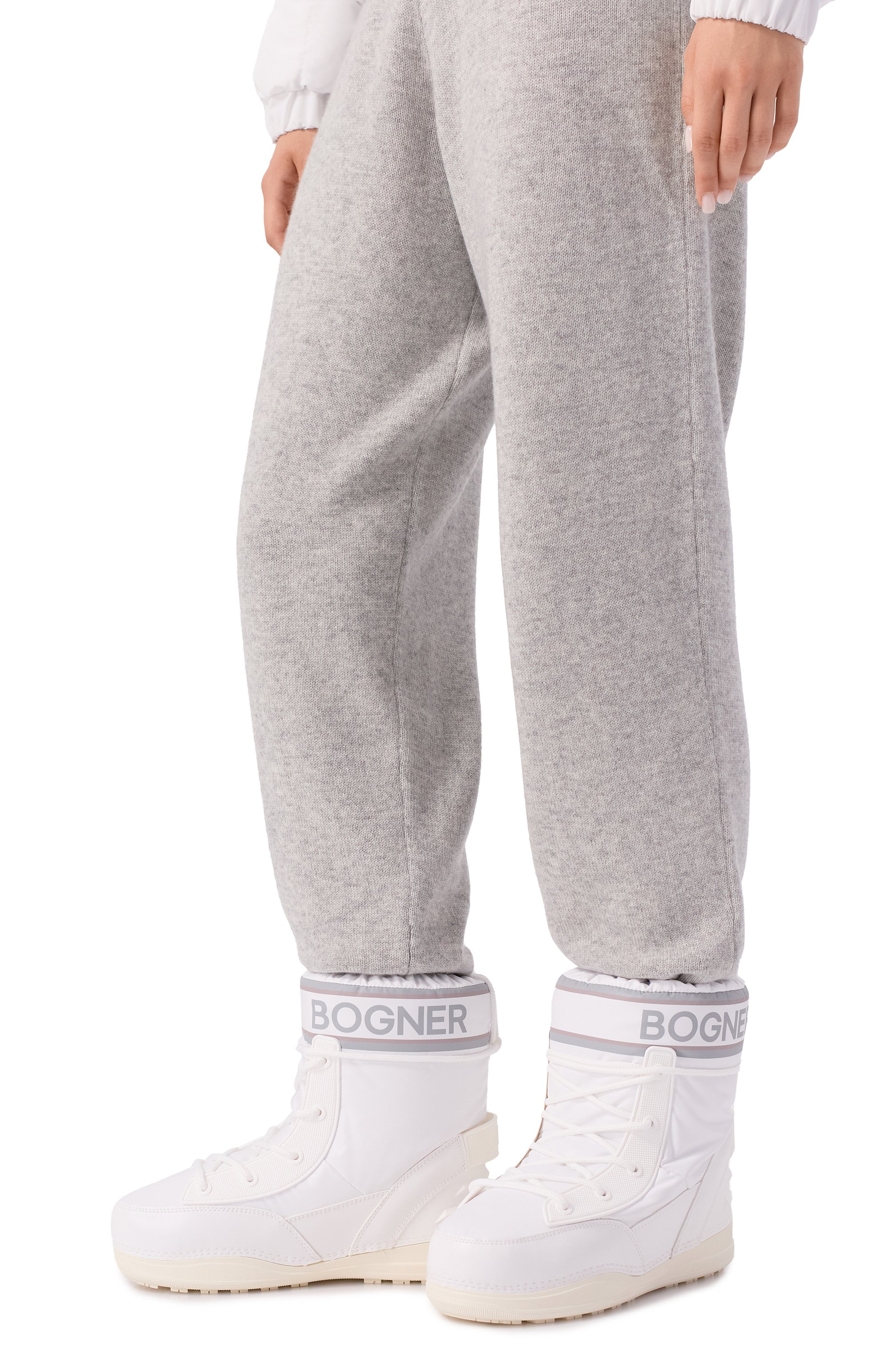 Текстильные полусапоги la plagne BOGNER белого цвета по цене 38800 руб., арт. 32547014, фото 2 Текстильные полусапоги la plagne BOGNER, арт. 32547014, фото 2