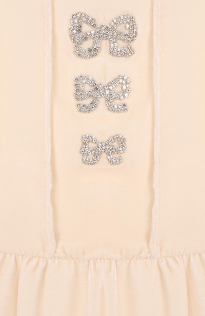 Платье из вискозы и шелка ELIE SAAB JUNIOR, арт. EFAB149/TS1127, фото 3