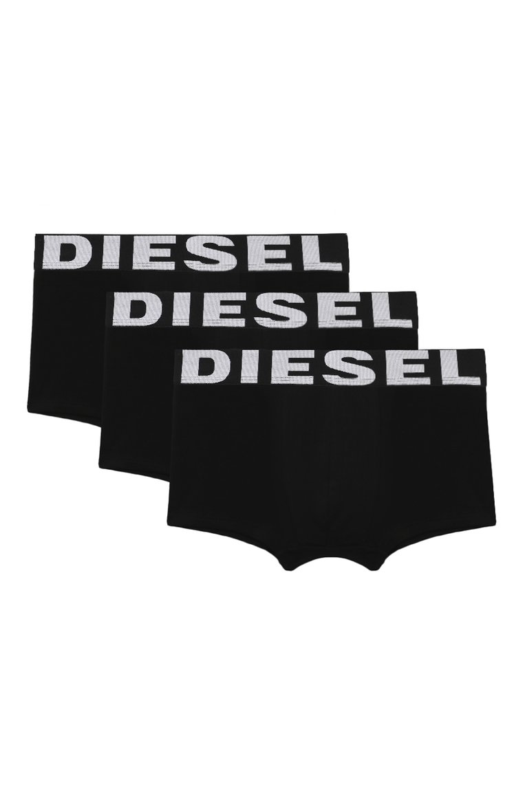 Детские комплект из трех боксеров DIESEL черного цвета, арт. J01911/KYAYJ | Фото 1 (Материал сплава: Проставлено; Материал внешний: Хлопок; Рукава: Короткие; Драгоценные камни: Проставлено; Ростовка одежда: 8 лет | 128 см, 16 лет | 164 см, 10 - 11 лет | 140 - 146см, 4 года | 104 см, 6 лет | 116 см, 13 - 15 лет | 158 см)