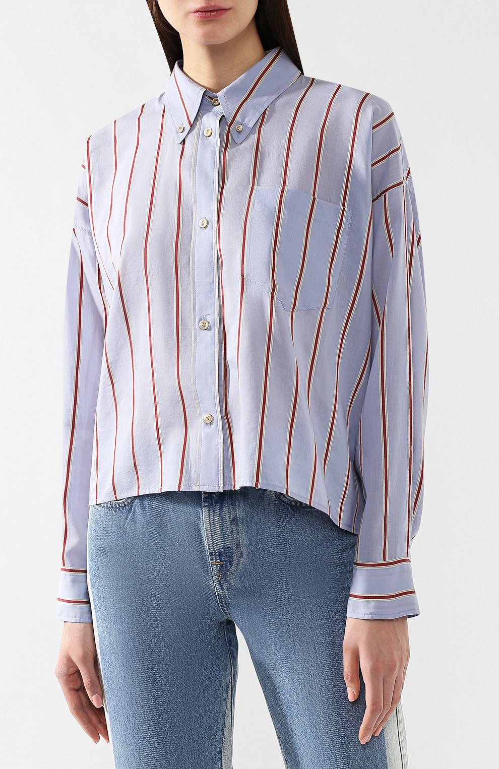 Рубашка в полоску ISABEL MARANT ETOILE, арт. CH0331-19P021E/YCA0, фото 3